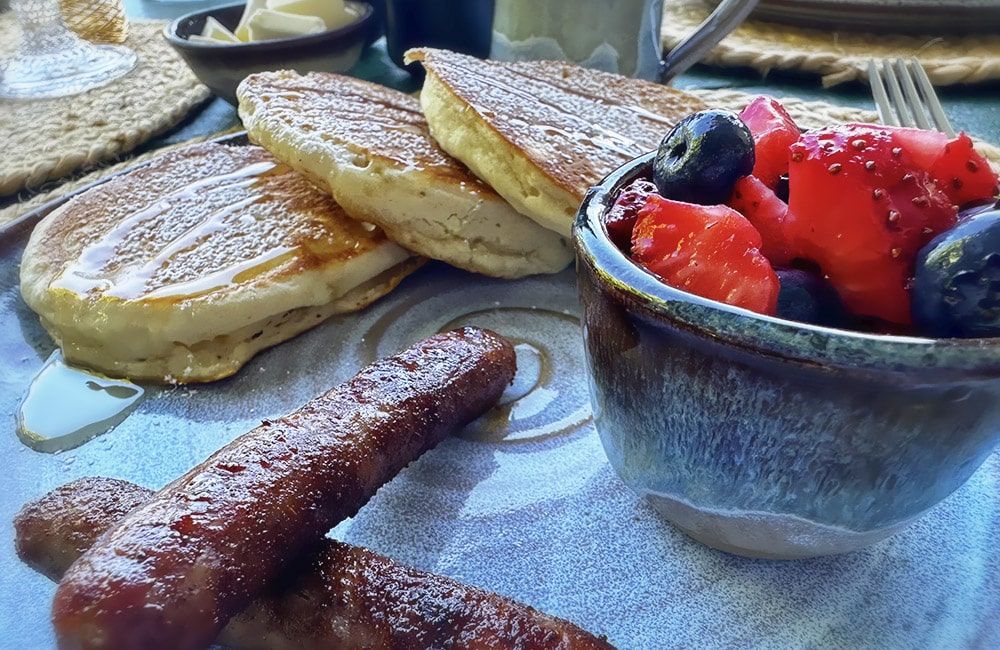 pancakes and sausage