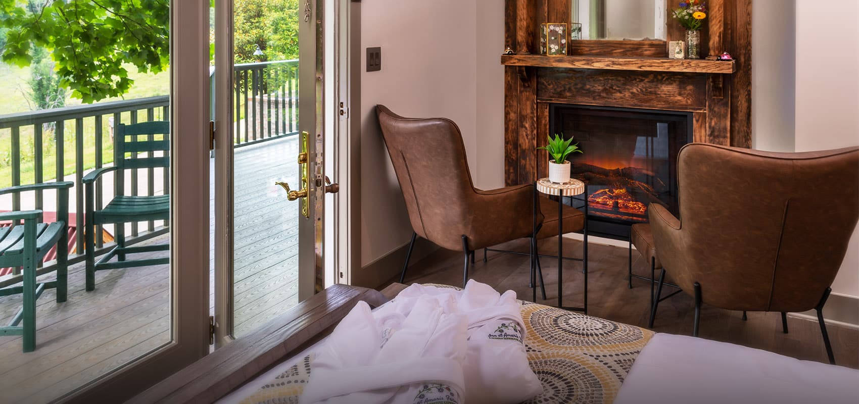 Shetland room fireplace