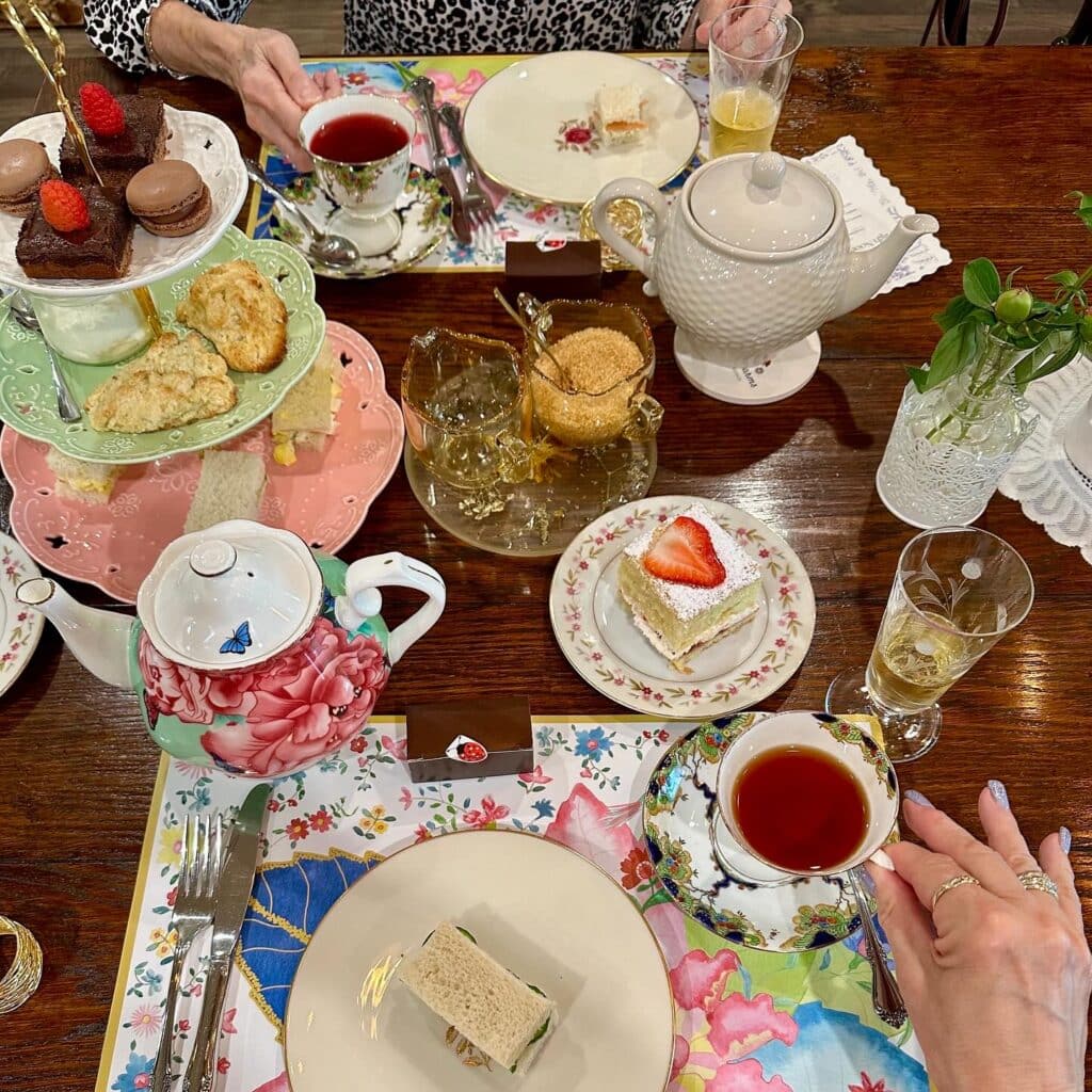 Tea party at Amaris Farms