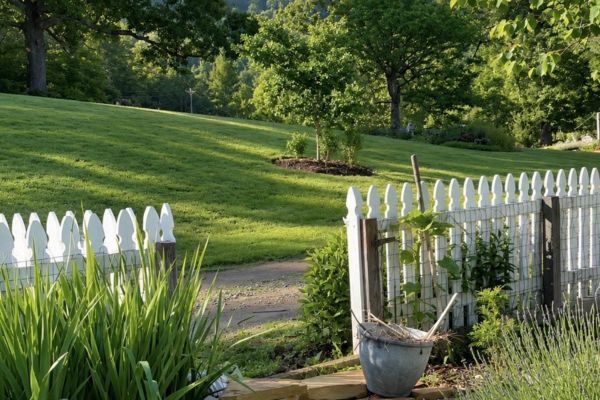 garden white pickett fence